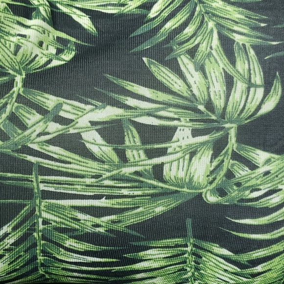 Fern print open front kimono/swim cover - Picture 4 of 5